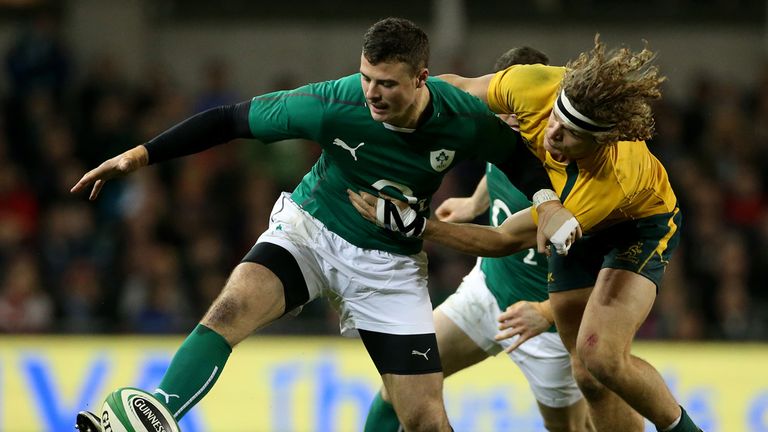 Robbie Henshaw, pictured playing for Ireland, has extended his contract with Connacht