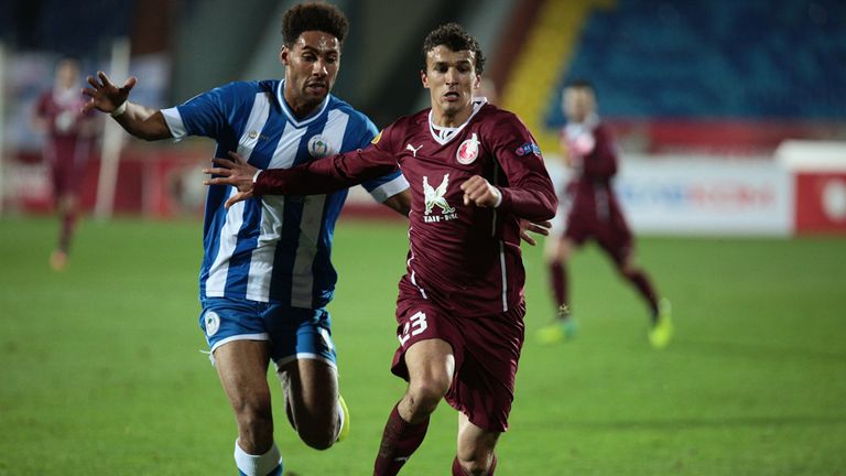 Roman Eremenko (r): Rubin Kazan man struck from the spot to earn a draw