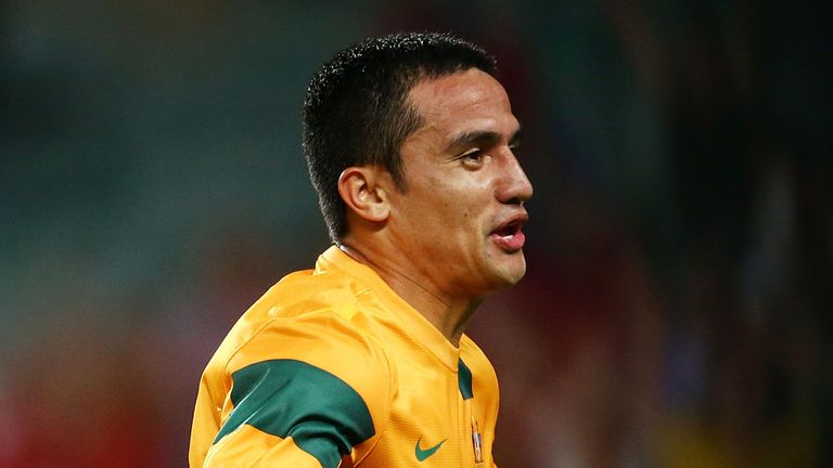 Tim Cahill: Became Australia's all-time leading goalscorer in the defeat