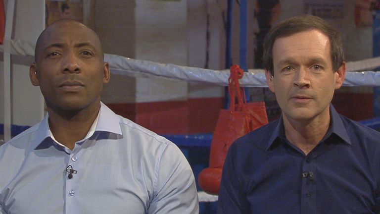 Adam Smith (right): On Ringside with co-host and fellow Scholars mentor Johnny Nelson