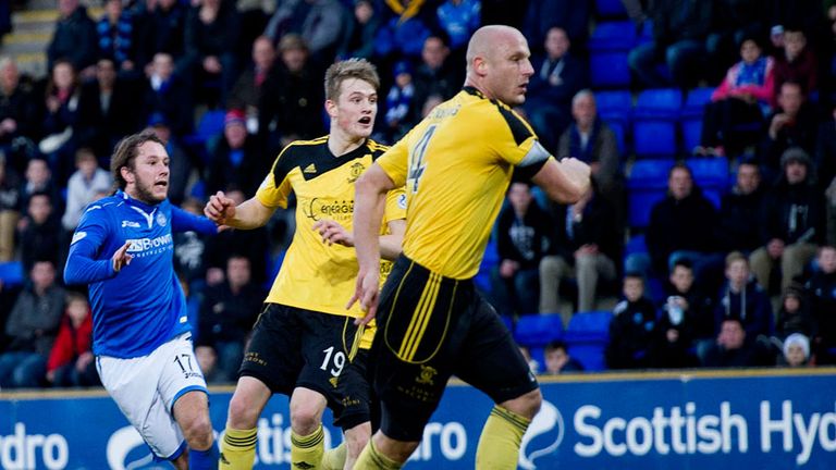 Steive May: Puts St Johnstone ahead against Livingston