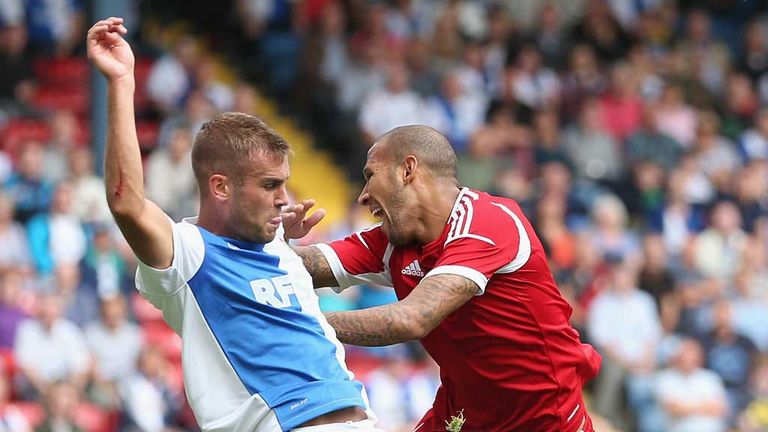 Kelvin Wilson: In action against Blackburn earlier in the season