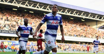 Jermaine Jenas: Celebrates his equaliser for QPR