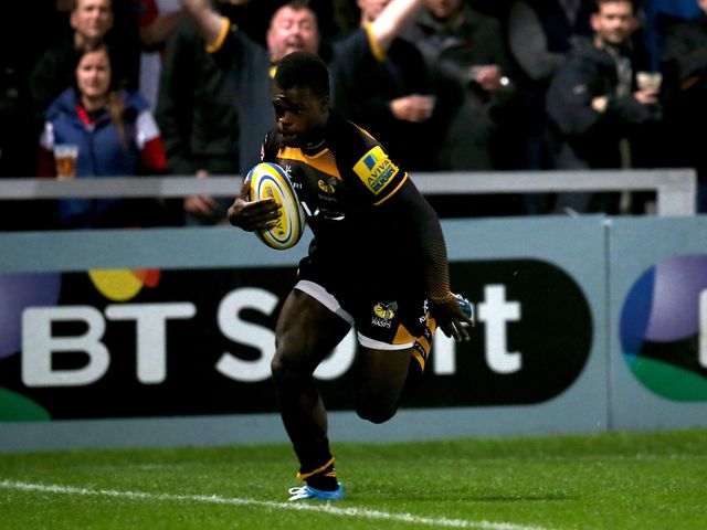 Christian Wade scored two tries for Wasps