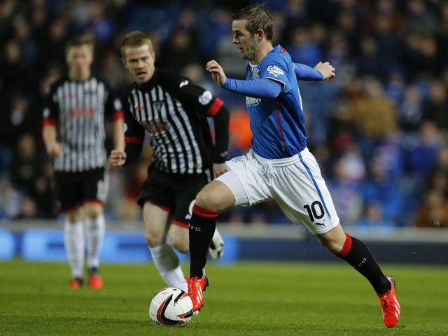 David Templeton in action for Rangers.