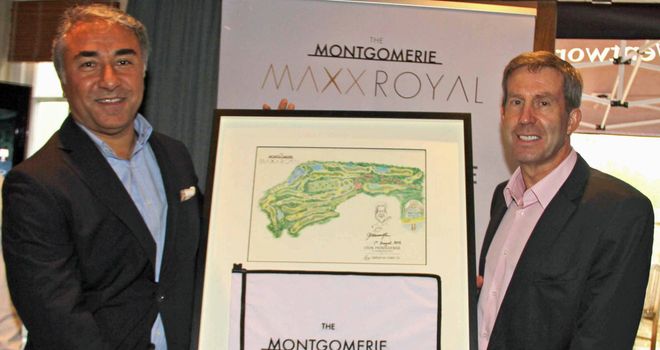Cahit Sahin (left) - General Manager of The Montgomerie Maxx Royal