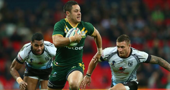 Jarryd Hayne: Leading the way on the try scorer markets