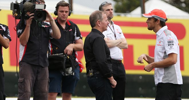 Sky F1's exclusive interview with Jenson Button will be broadcast in full during Sunday's race show from 3pm.