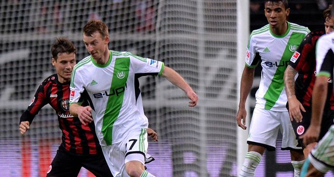 Maximilian Arnold scored Wolfsburg's winner