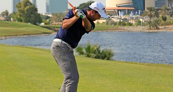 Shiv Kapur during his final round in Dubai on Sunday