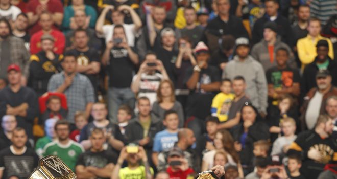 Orton and Cena: will collide for WWE's ultimate prize at the Royal Rumble
