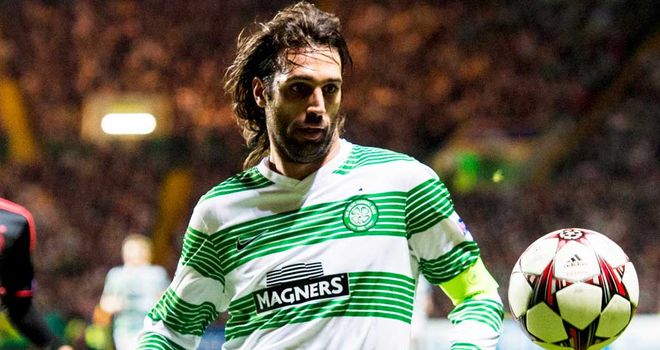 Georgios Samaras: Celtic ace has a knee injury and may miss Dundee United clash