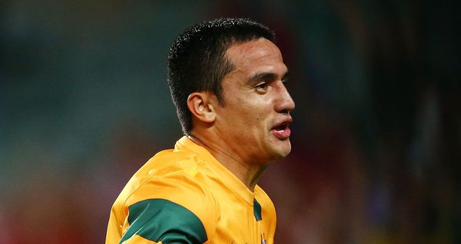 Tim Cahill: Became Australia's all-time leading goalscorer in the defeat