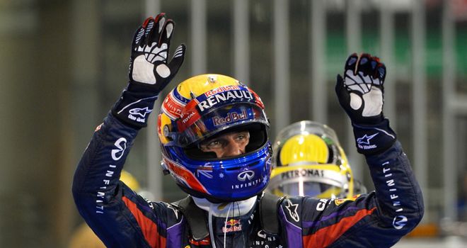 Mark Webber: 13th pole position of his career