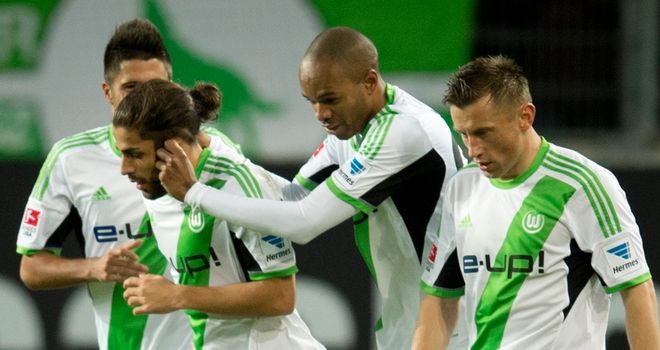 Ricardo Rodriguez celebrates against Dortmund