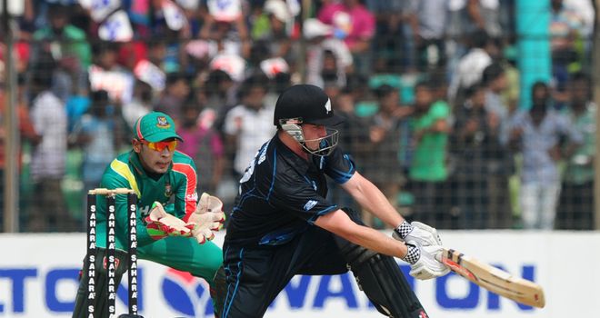 Colin Munro: New Zealand batsman took the aerial route during his 73 not out