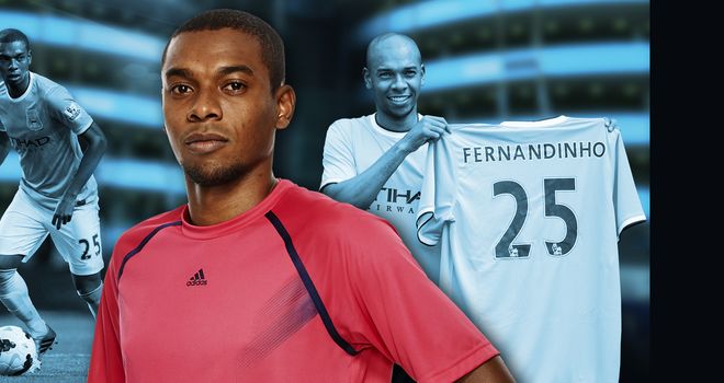 Fernandinho: 'Playing with Aguero, Silva and Toure is fantastic, marvellous. They are great'