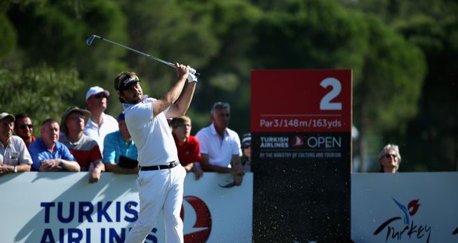 Victor Dubuisson in action during his explosive third round