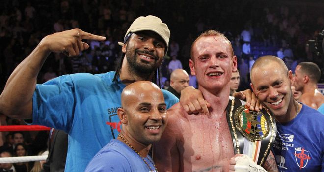 George Groves used to train with David Haye under coach Adam Booth