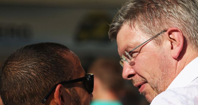 Ross Brawn: Says there is no issue between Lewis Hamilton and Mercedes