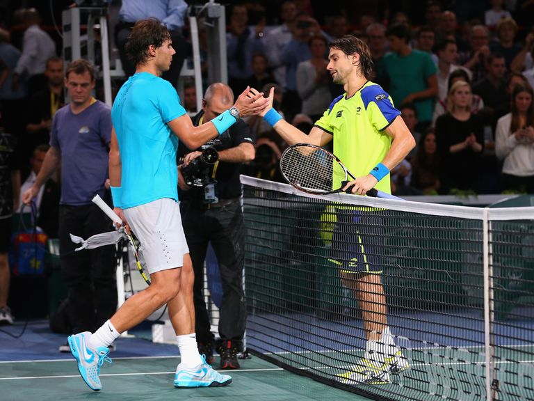 Rafael Nadal was beaten by David Ferrer in the semi-finals