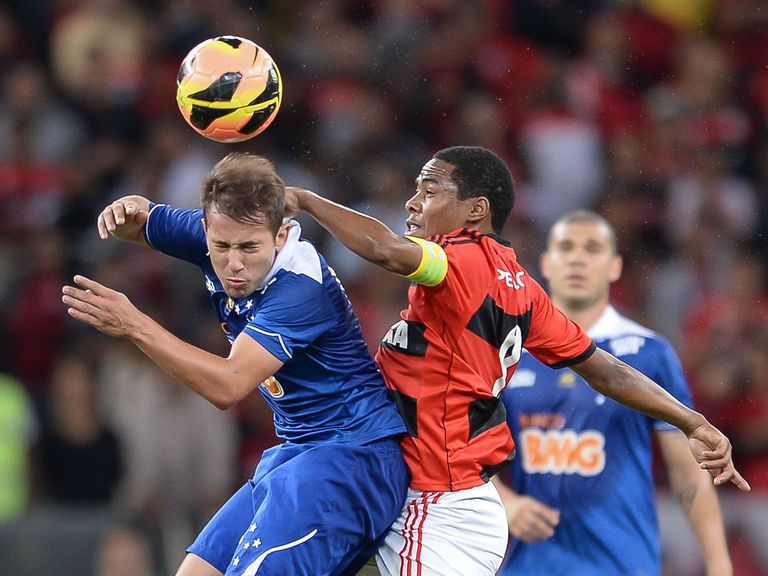 Everton Ribeiro (L): Cruzeiro midfielder has been linked with Manchester United
