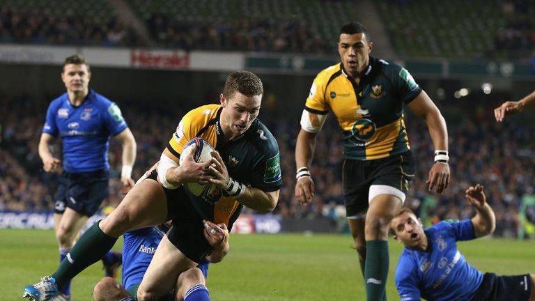 George North was among the try scorers as Northampton pulled off a shock victory at the Aviva
