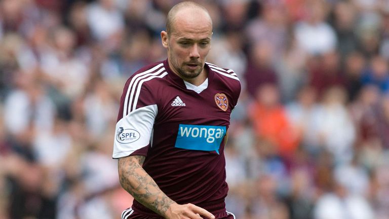 Jamie Hamill: Earned a point for Hearts