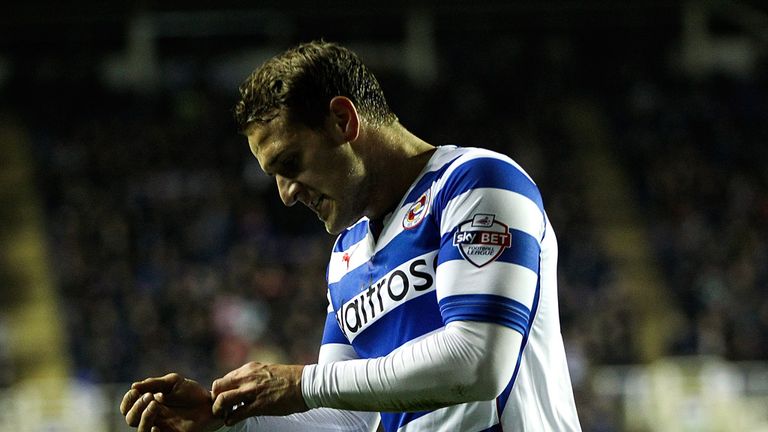 Billy Sharp: Celebrates goals for Reading