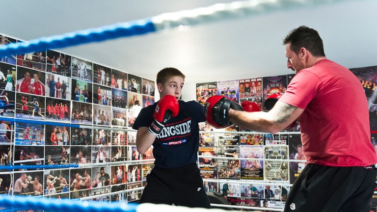 Mark Bateson: Hopes to take son Jack to a variety of different boxing gyms to pick up new tips and techniques