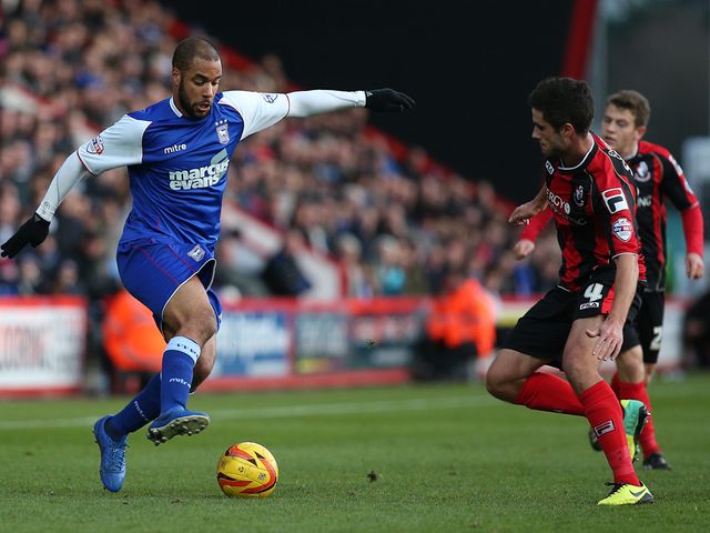 David McGoldrick takes on Andrew Surman