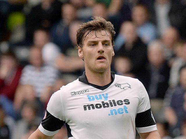 Chris Martin scored twice for Derby