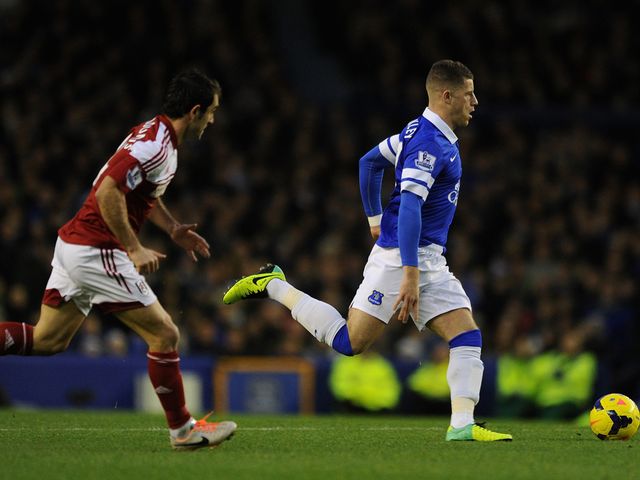Ross Barkley in action for Everton