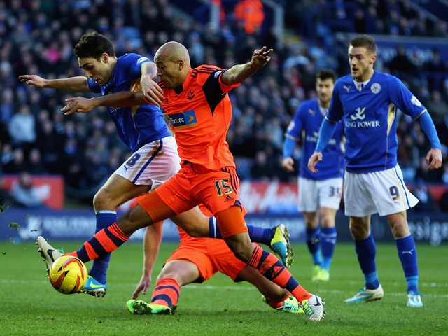 Matthew James and Alex Baptiste tangle