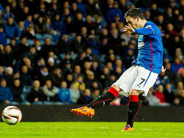 Nicky Clark scores one of his four goals
