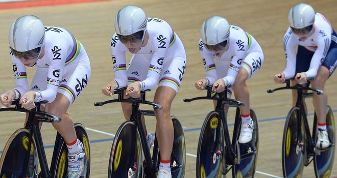 Britain's women's team pursuit squad are heavy favourites to take gold in Colombia