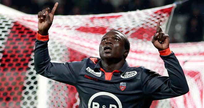 Vincent Aboubakar enjoys his goal.