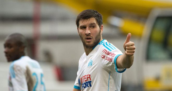 Andre Pierre Gignac scored one of Marseille's goals