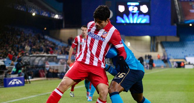 Diego Costa: On target for Atletico in win over Porto