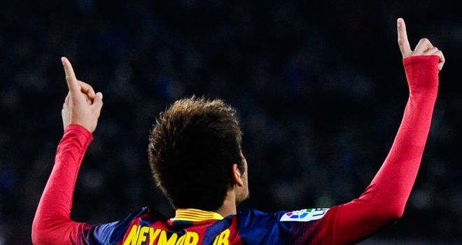 Neymar was the main man for Barcelona.