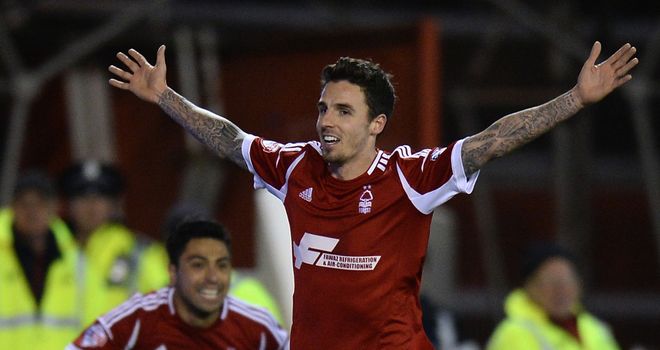 Matt Derbyshire: Bagged a brace for Forest