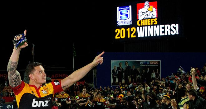 Sonny Bill Williams: Won the Super Rugby title with the Chiefs in 2012