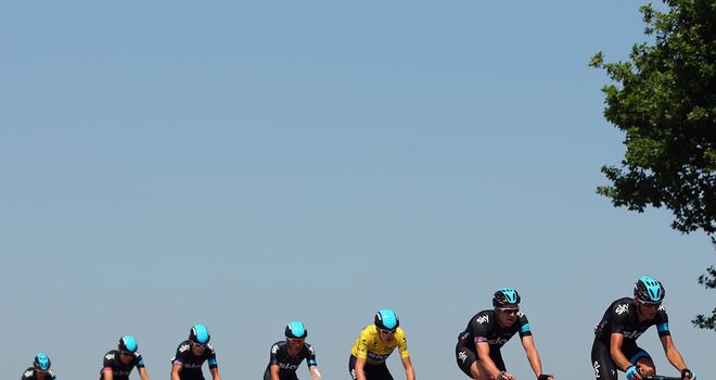 Team Sky - On the road in 2013