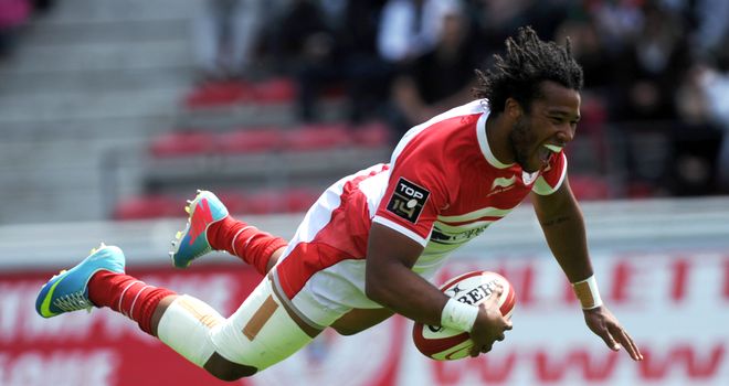 Teddy Thomas scored two tries for Biarritz in Thursday's win over the Worcester Warriors