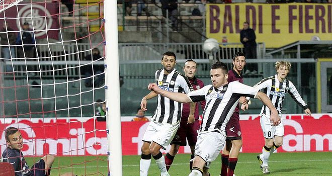 Thomas Heurtaux scored for Udinese