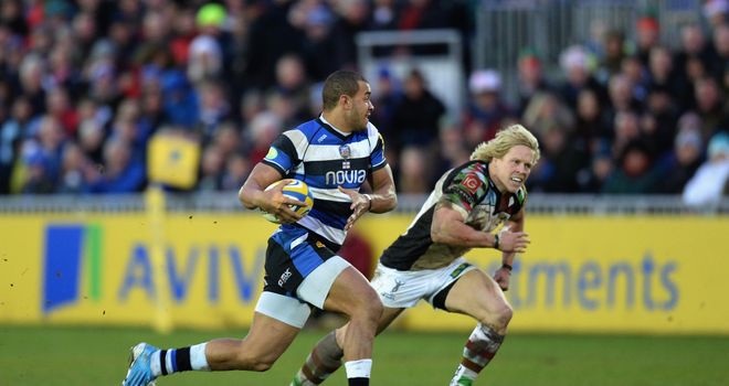 Jonathan Joseph: Scored the only try of an attritional game