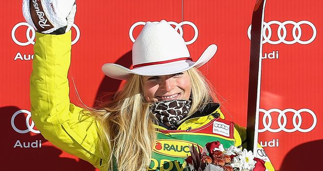 Lara Gut: Leads the overall standings after victory in the super-G