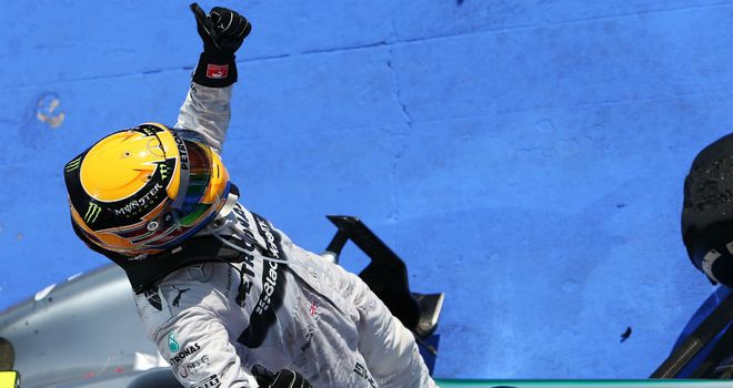 Hamilton's solitary victory in 2013 occurred at the Hungarian GP