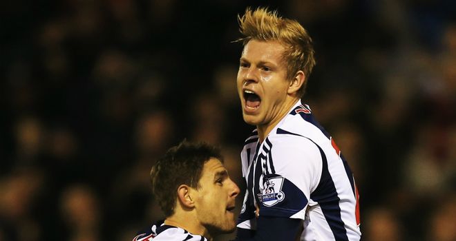Matej Vydra (r) claimed a late equaliser for West Bromwich Albion against Hull City