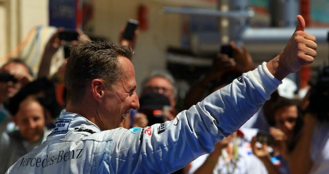 F1 drivers past and present have wished Schumacher well